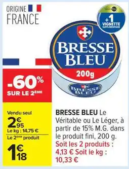 Carrefour Bresse Bleu offre