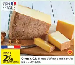 Carrefour Comté A.O.P offre