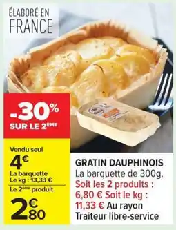 Carrefour GRATIN DAUPHINOIS offre