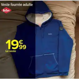Carrefour Veste fourrée adulte offre