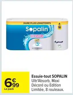 Carrefour Essuie Tout Sopalin offre