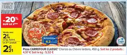 Carrefour PIZZA CARREFOUR CLASSIC offre