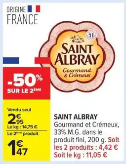Carrefour SAINT ALBRAY offre