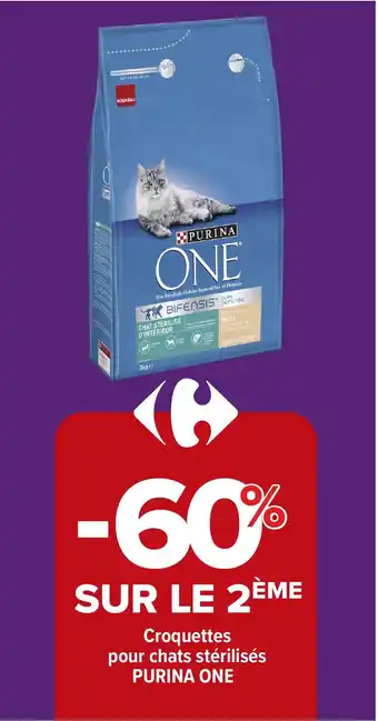 PURINA ONE Croquettes pour chats stérilisés