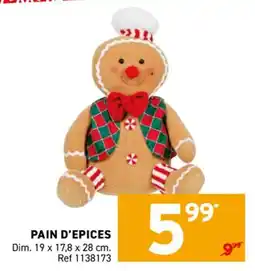 Trafic Pain d'epices offre