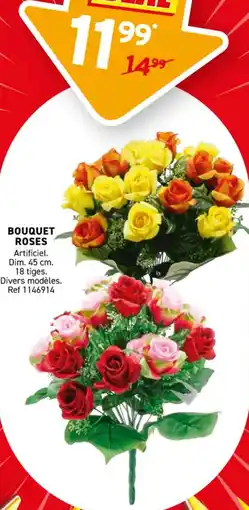 Trafic Bouquet roses offre