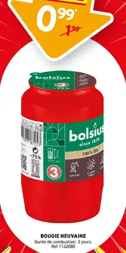 Trafic Bougie neuvaine offre