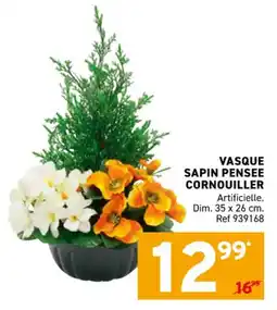 Trafic Vasque sapin pensee cornouiller offre