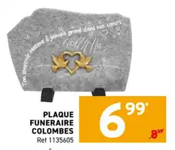 Trafic Plaque funeraire colombes offre