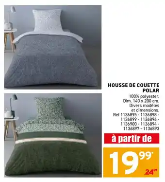 Trafic Housse de couette polar offre
