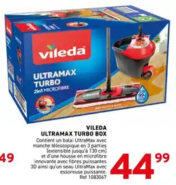 Trafic Vileda ultramax turbo box offre