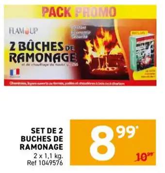 Trafic Set de 2 buches de ramonage offre