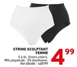 Trafic String sculptant femme offre