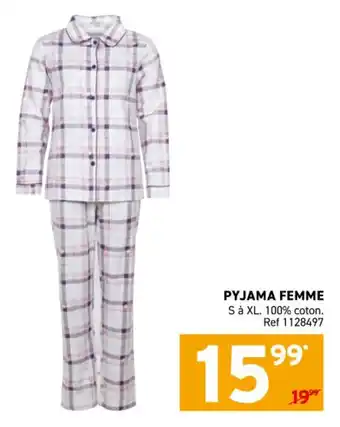 Trafic Pyjama femme offre