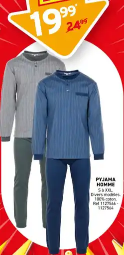 Trafic Pyjama homme offre