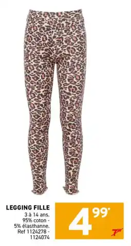 Trafic Legging fille offre