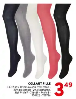 Trafic Collant fille offre