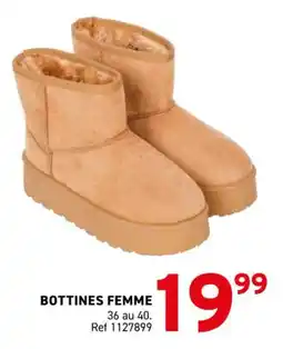 Trafic Bottines femme offre