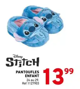 Trafic Pantoufles enfant offre