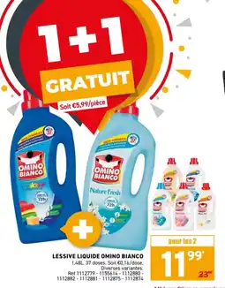Trafic Lessive liquide omino bianco offre