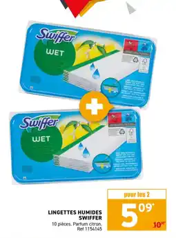 Trafic Lingettes humides swiffer offre