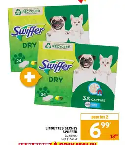 Trafic Lingettes seches swiffer offre
