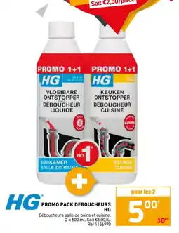 Trafic Promo pack deboucheurs HG offre