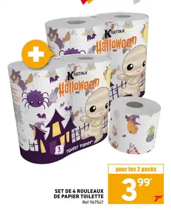 Trafic Set de 4 rouleaux de papier toilette offre