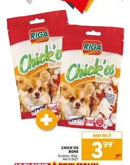 Trafic Chick'os bone offre