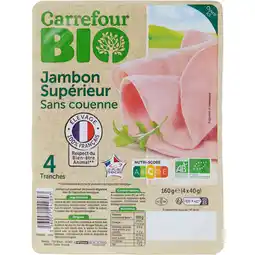 Carrefour Market CARREFOUR BIO SUR TOUS LES JAMBONS CUITS offre