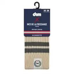 Carrefour DIM Mi-chaussettes côtelées femme offre