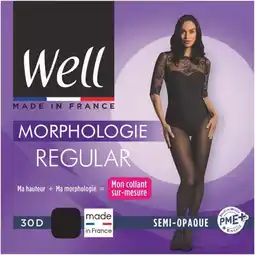 Carrefour WELL Collant Morphologie semi-opaque offre