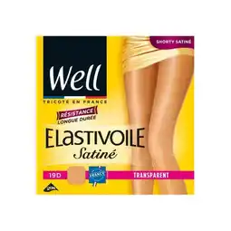 Carrefour WELL Collant Elastivoile transparent satiné offre