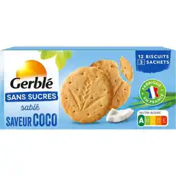 Carrefour GERBLÉ Biscuits Sablés sans sucre offre