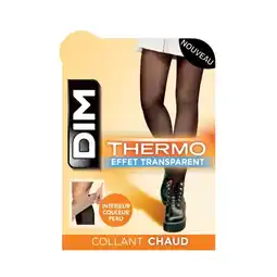 Carrefour DIM Collant Thermo chaud effet transparent offre