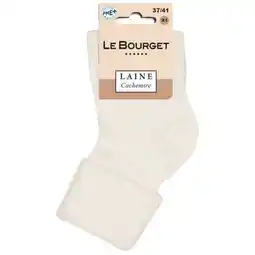 Carrefour LE BOURGET Chaussettes laine - cachemire femme offre