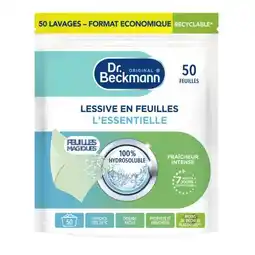 Carrefour DR BECKMANN Lessive en feuilles Format économique offre