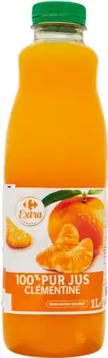 Carrefour CARREFOUR EXTRA SUR TOUS LES PUR JUS EN BOUTEILLES DE 1 L offre