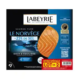 Carrefour LABEYRIE Saumon fumé Offre Spéciale offre
