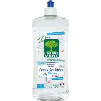 Carrefour L'ARBRE VERT Liquide vaisselle offre