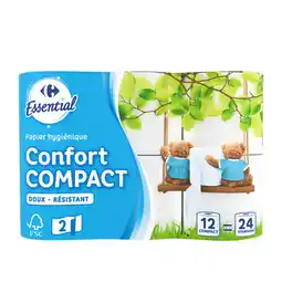 Carrefour CARREFOUR ESSENTIAL Papier toilette offre