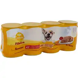 Carrefour CARREFOUR COMPANINO VITALIVE Terrine pour chiens offre