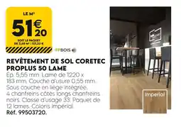 Tout faire matériaux Revêtement de sol Proplus 50 Lame offre