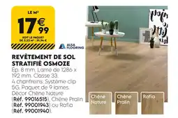 Tout faire matériaux ALSA FLOORING Revêtement de sol stratifié Osmoze - Chêne Nature offre