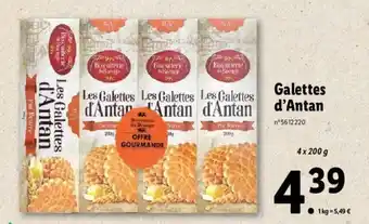 Lidl Galettes d'antan offre