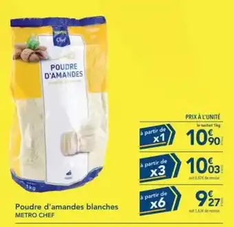 METRO Chef - poudre d'amandes blanches offre