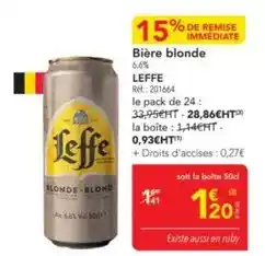 METRO Leffe - bière blonde offre