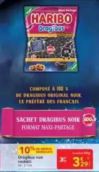 METRO Haribo - sachet dragibus noir offre