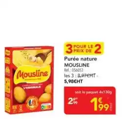 METRO Mousline - purée nature offre
