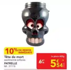 METRO Patrelle - tête de mort offre
